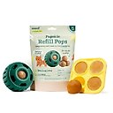 Woof Starter Pack Chicken Flavored Treats, Silicone Mold & Pupsicle Dog Toy, Small