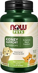 NOW Pets Kidney Support Dog & Cat Supplement, 4.2-fl oz bottle