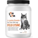 Lots of Love Pet Products Felo Lysine Respiratory Powder Supplement for Cats, 2.2-lb jar