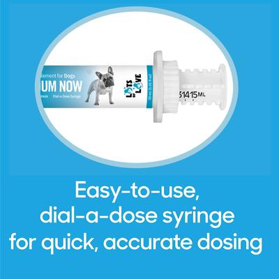 Show full view: Lots of Love Pet Products Calcium Now Paste Vitamins for Dogs, 30-ml tube slide 7 of 10