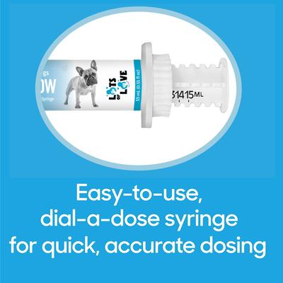 Show full view: Lots of Love Pet Products Calcium Now Paste Vitamins for Dogs, 15-ml tube slide 7 of 10