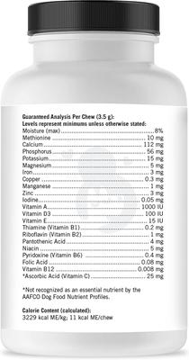 Show full view: Lots of Love Pet Products Daily Multivitamin Chew Vitamins for Dogs, 60 count slide 9 of 10