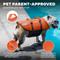 Show in main carousel: Outward Hound Granby RipStop Dog Life Jacket, X-Small, Bright Orange slide 6 of 14