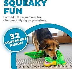 Outward Hound Durable Squeaker Matz Plush Gator Dog Toy, XX-Large slide 2 of 6