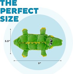 Outward Hound Durable Squeaker Matz Plush Gator Dog Toy, Small slide 2 of 6