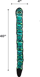 Outward Hound Durablez Snake Tough Squeaky Dog Plush Toy, Blue, X-Large slide 2 of 6