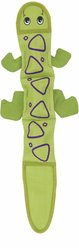 Outward Hound Fire Biterz Lizard Squeaky Dog Toy, Green, 3 squeak