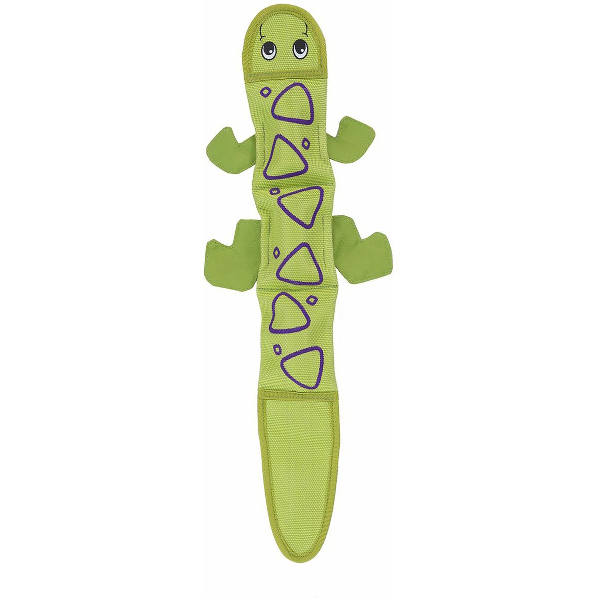 Outward Hound Fire Biterz Lizard Squeaky Dog Toy, Green, 3 squeak
