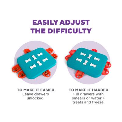 Show full view: Nina Ottosson by Outward Hound Casino Puzzle Game Dog Toy, Green & Orange slide 5 of 13