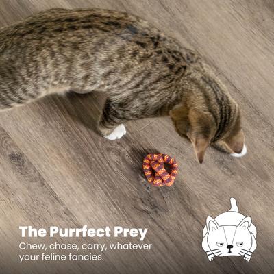 Show full view: Catstages Plaque Away Pretzel Cat Toy with Catnip, Color Varies slide 6 of 11