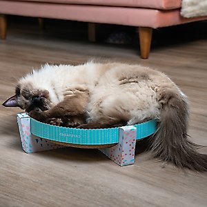 Catstages Easy Life Scratch, Snuggle & Rest Cat Scratcher Toy with Catnip