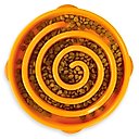 Outward Hound Fun Feeder Interactive Dog Bowl, Orange, 4 cup