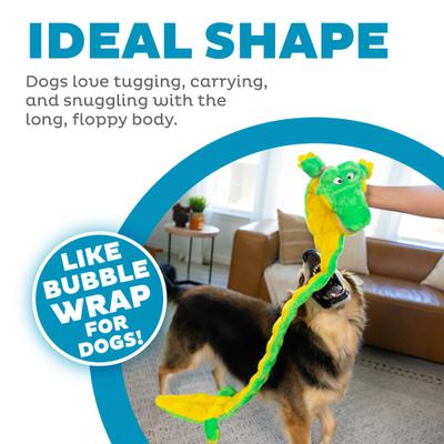Show full view: Outward Hound Durable Squeaker Matz Plush Gator Dog Toy, XX-Large slide 3 of 9