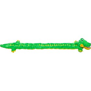 Outward Hound Durable Squeaker Matz Plush Gator Dog Toy, XX-Large