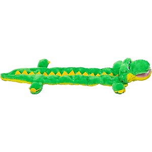 Outward Hound Durable Squeaker Matz Plush Gator Dog Toy, X-Large