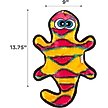 Show in main carousel: Outward Hound Durablez Tough Plush Dog Toy, Orange, Medium slide 6 of 9