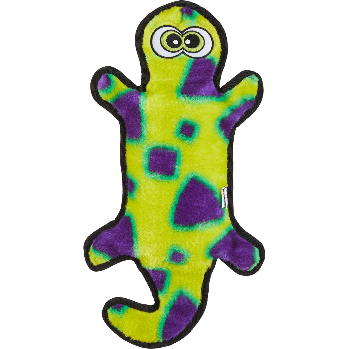 Outward Hound Durablez Gecko Tough Squeaky Dog Plush Toy, Yellow, Large