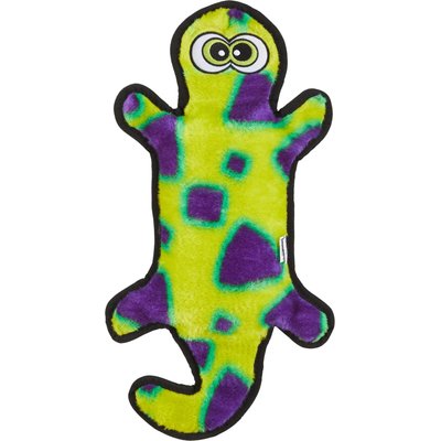 Outward Hound Outward Hound Durablez Gecko Tough Squeaky Dog Plush Toy, Yellow, Large