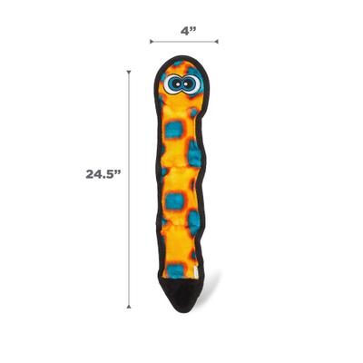 Show full view: Outward Hound Durablez Tough Plush Dog Toy, Orange, Large slide 7 of 11