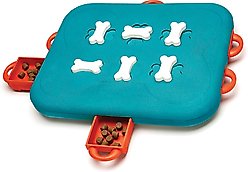 Nina Ottosson by Outward Hound Casino Puzzle Game Dog Toy, Green & Orange