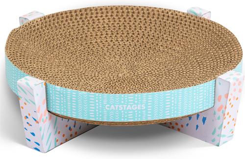 CATSTAGES Easy Life Scratch, Snuggle Rest Cat Scratcher Toy with