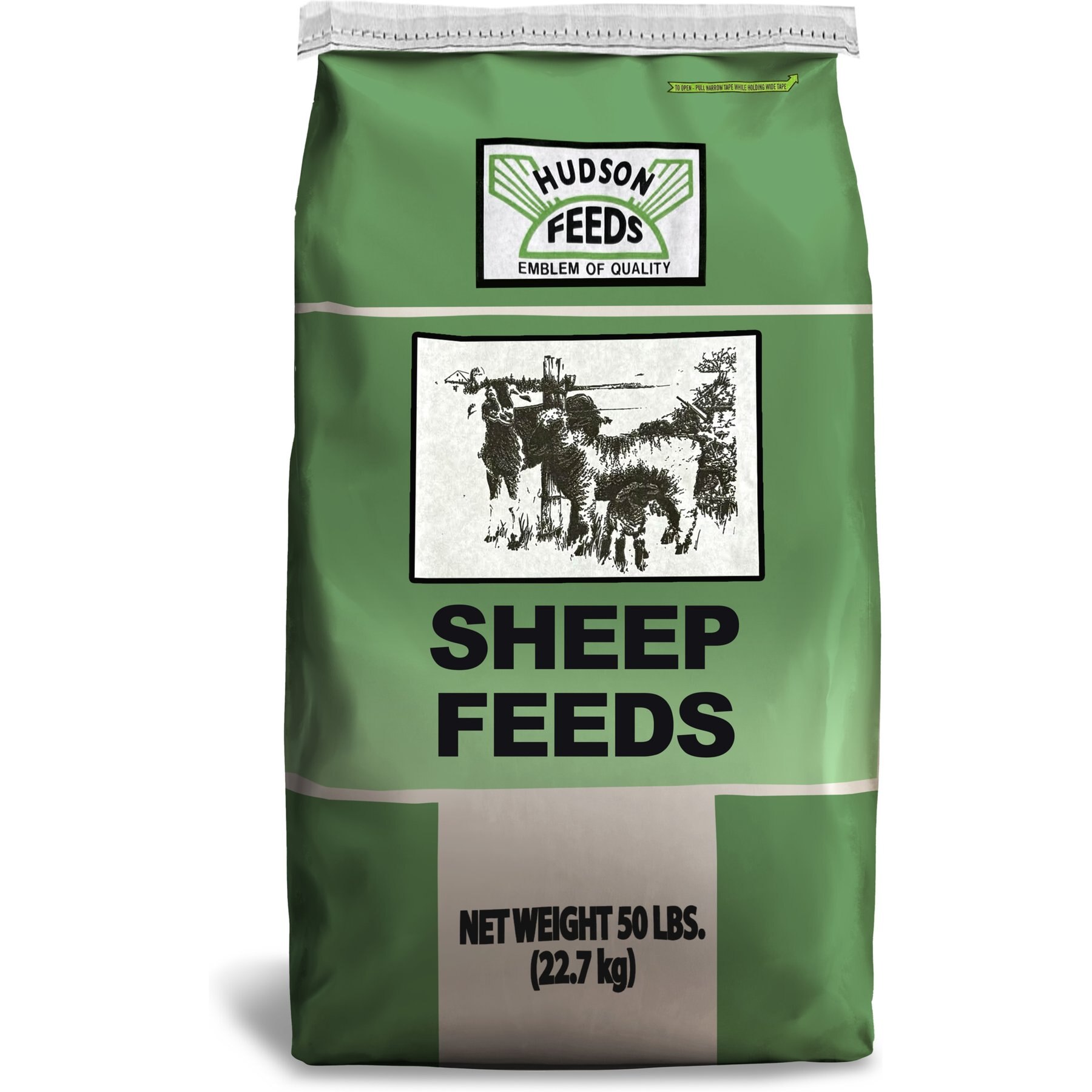 Hudson Feeds Starter Medicated Bovatec 21% Protein Lamb Feed, 50-lb bag