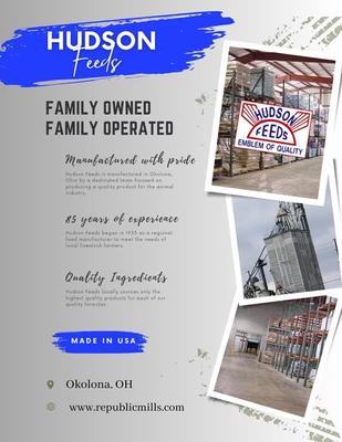 Show full view: Hudson Feeds 23% Protein Multi Flock Grower Poultry Feed, 50-lb bag slide 6 of 9