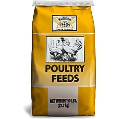 Hudson Feeds Poultry Feeds Chick Starter-Grower Medicated Chicken Feed, 50-lb bag