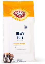 Arm & Hammer Products Mango Heavy Duty Bathing Dog Wipes, 100 count