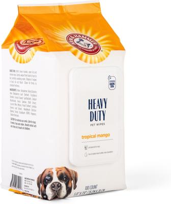 Show full view: Arm & Hammer Products Mango Heavy Duty Bathing Dog Wipes, 100 count slide 4 of 5