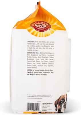 Show full view: Arm & Hammer Products Mango Heavy Duty Bathing Dog Wipes, 100 count slide 2 of 5
