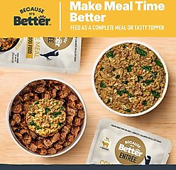 Because It's Better Entree Complete Meal Lamb Stew with Rice Wet Dog Food, 10-oz pouch, case of 6 slide 2 of 7