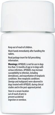 Show full view: Apoquel (oclacitinib) Tablets for Dogs, 3.6-mg, 30 tablets slide 3 of 13