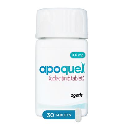 Show full view: Apoquel (oclacitinib) Tablets for Dogs, 3.6-mg, 30 tablets slide 1 of 13