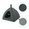 Show in main carousel: Cozy Tails Pyramid House Cat & Dog Bed with Removable Cover, Grey, One Size slide 3 of 5