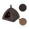 Show in main carousel: Cozy Tails Pyramid House Cat & Dog Bed with Removable Cover, Brown, One Size slide 3 of 5