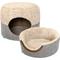 Show in main carousel: Cozy Tails 2-In-1 Cuddler Dog Bed, Tan, One Size slide 1 of 8