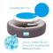 Show in main carousel: Cozy Tails Donut Cooling Gel Pad Cushion Sofa Dog Bed with Removable Cover, Grey, Small slide 4 of 6