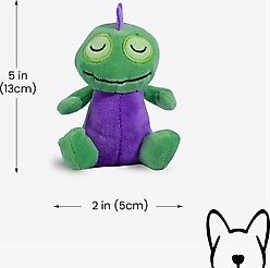 Nandog My BFF Dino Mini Dog & Cat Toys, Green, 3 count, 5 x 2 inches slide 2 of 7