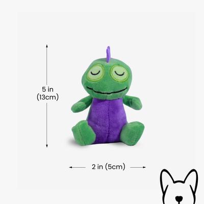 Show full view: Nandog My BFF Dino Mini Dog & Cat Toys, Green, 3 count, 5 x 2 inches slide 4 of 8