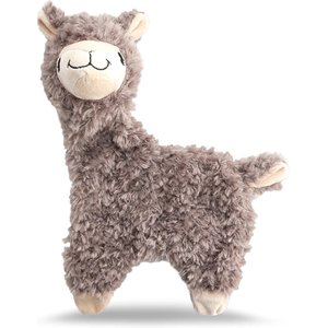 Nandog My BFF Lulu The Alpaca Dog Toy, Brown, 10 x 5 inches