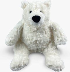 Nandog My BFF Frost The Bear Dog Toy, White, 10 x 5 inches
