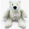Show in main carousel: Nandog My BFF Frost The Bear Dog Toy, White, 10 x 5 inches slide 1 of 6