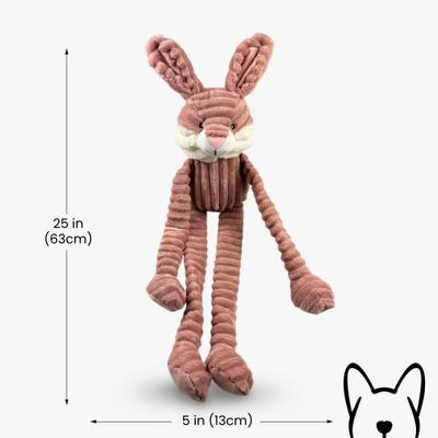 Show full view: Nandog My BFF Bramble The Bunny Dog Toy, Pink, 30 x 10 inches slide 3 of 5