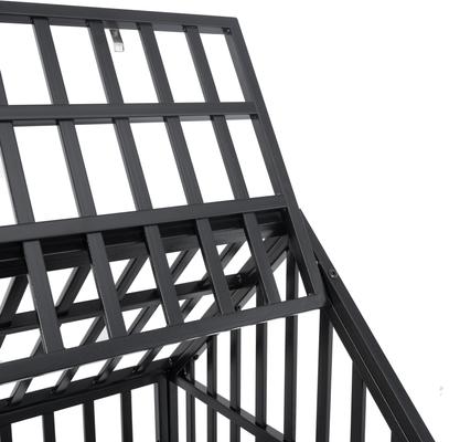 Show full view: Cesicia Heavy Duty Dog Kennel, Black, 47.24 x 29.00 x 48.43-in slide 6 of 8