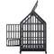 Show in main carousel: Cesicia Heavy Duty Dog Kennel, Black, 47.24 x 29.00 x 48.43-in slide 4 of 8
