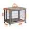 Show in main carousel: Cesicia Wheeled Dog Kennel, Grey, 38.58 x 25.20 x 27.17-in slide 9 of 9