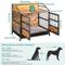 Show in main carousel: Cesicia Wooden Dog Kennel, Black Brown, 31.50 x 19.69 x 29.92-in slide 7 of 7