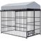 Show in main carousel: Cesicia Outdoor Dog Kennel, Black, 78.70 x 47.01 x 71.26-in slide 4 of 6