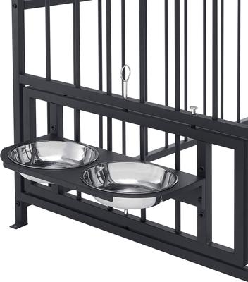 Show full view: Cesicia Outdoor Dog Kennel, Black, 78.70 x 47.01 x 71.26-in slide 5 of 6